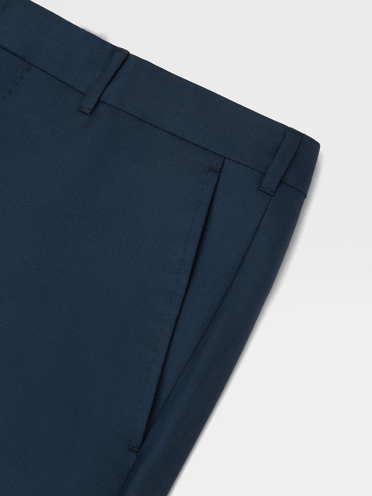 Abito in cashmere Oasi blu petrolio scuro Abito in cashmere Oasi blu petrolio scuro