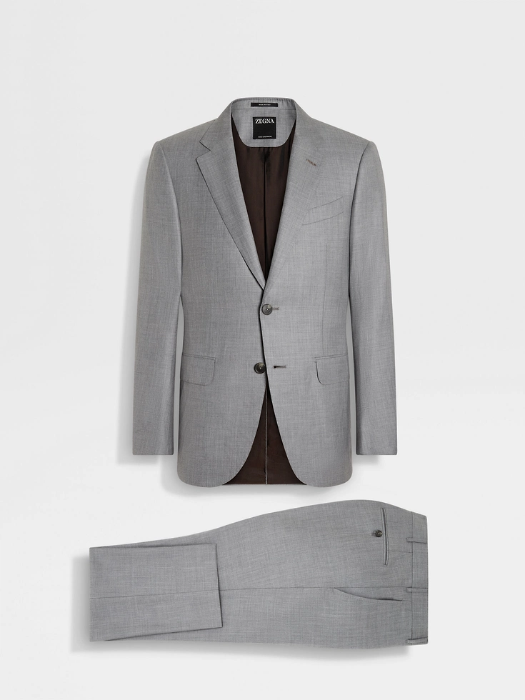Abito in cashmere Oasi grigio chiaro