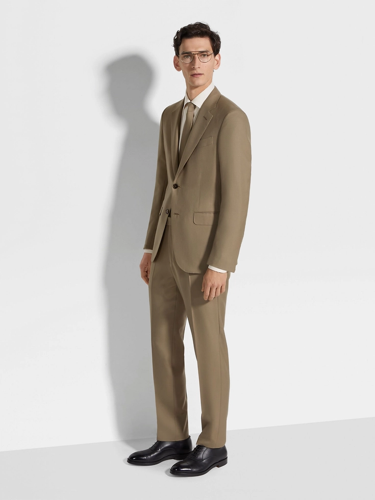 Abito in cashmere Oasi ocra scuro