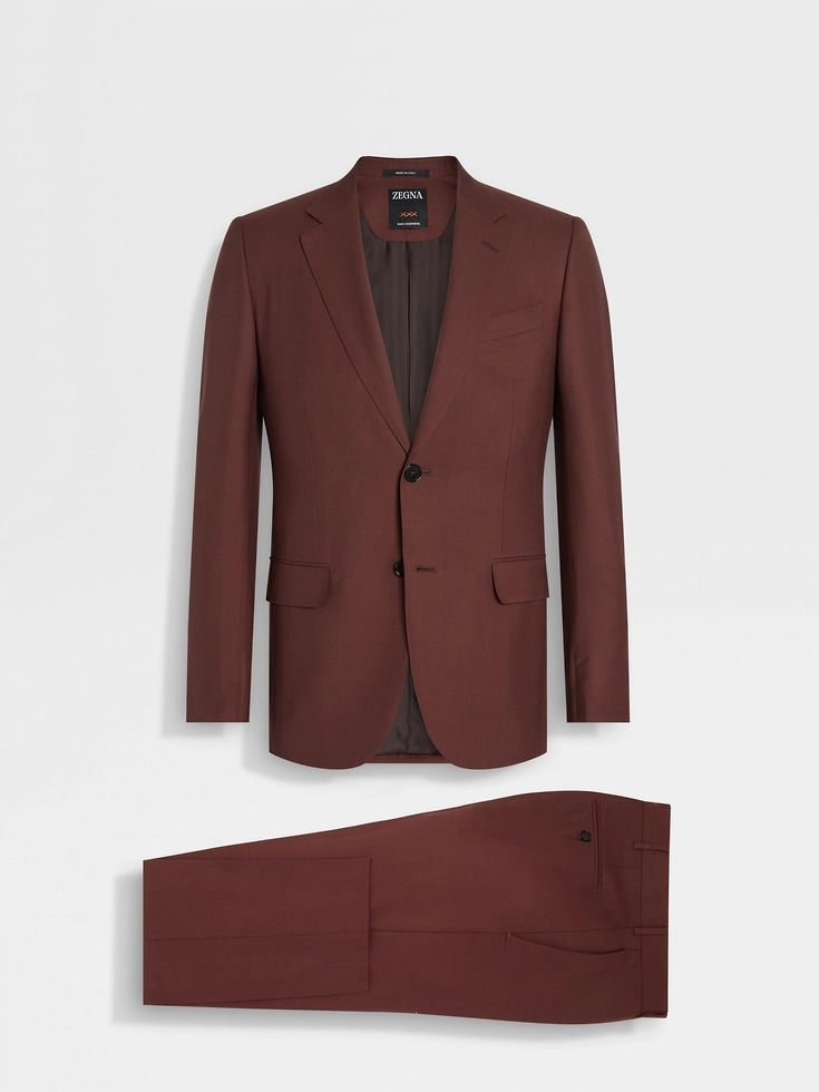 Abito in cashmere Oasi rosso mattone