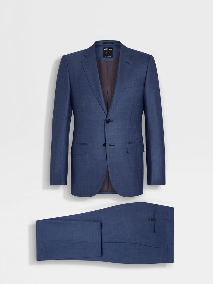 Abito in lana Centoventimila blu utility