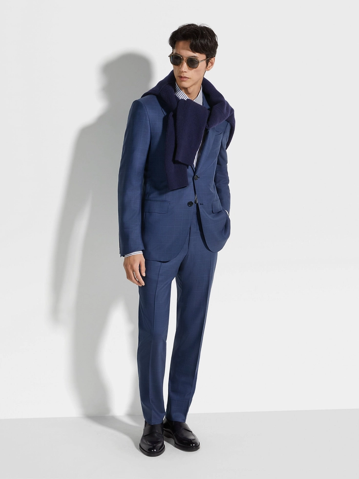 Abito in lana Centoventimila blu utility