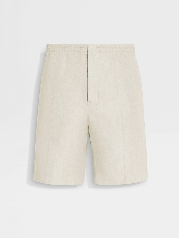 Bermuda Off White Oasi Lino