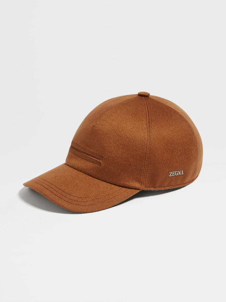 Berretto da baseball in cashmere Foliage Oasi