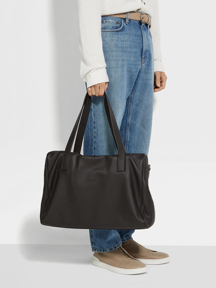 Borsa da lavoro SECONDSKIN marrone scuro