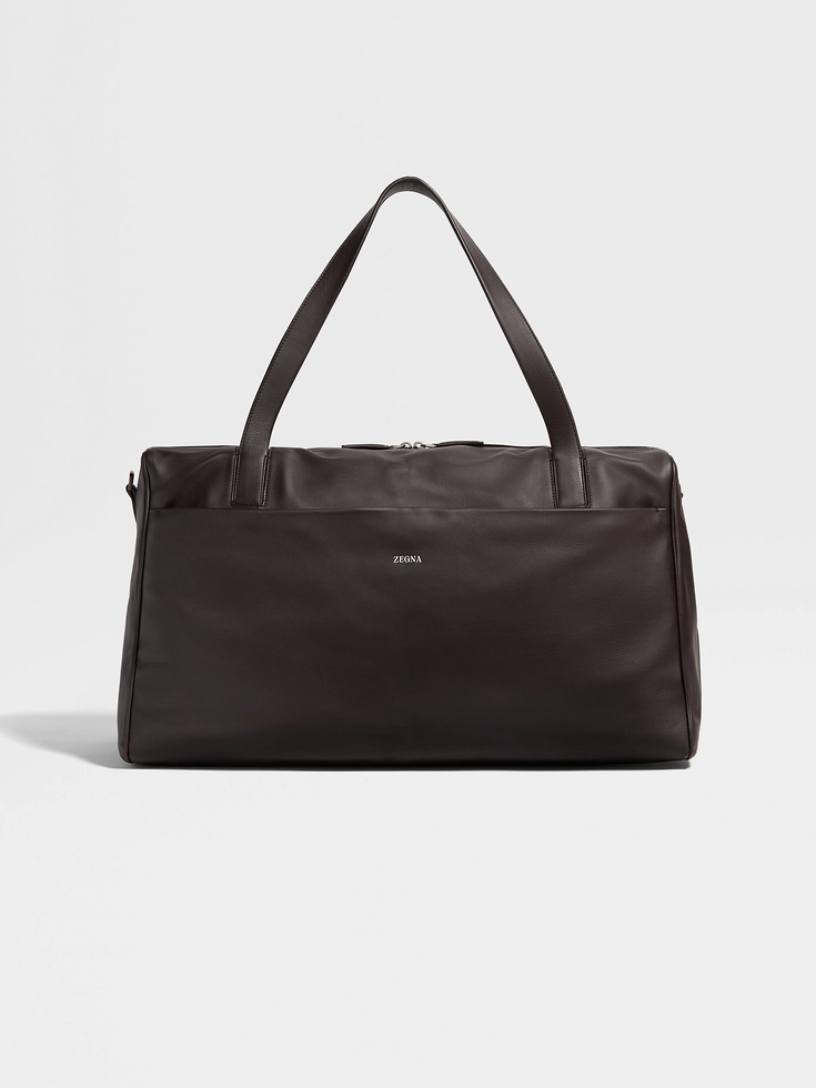 Borsa da weekend SECONDSKIN marrone scuro