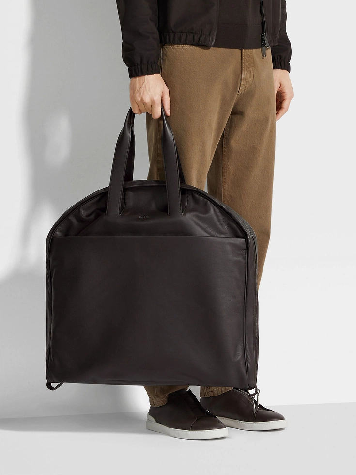 Borsa porta abiti SECONDSKIN marrone scuro