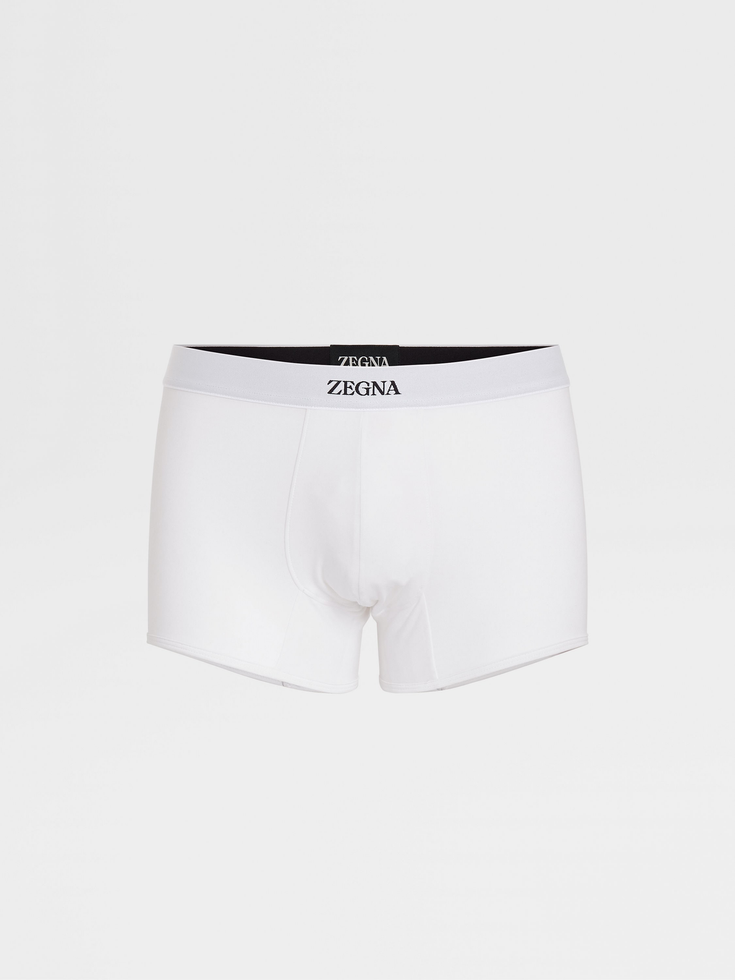 Boxer di cotone bianco