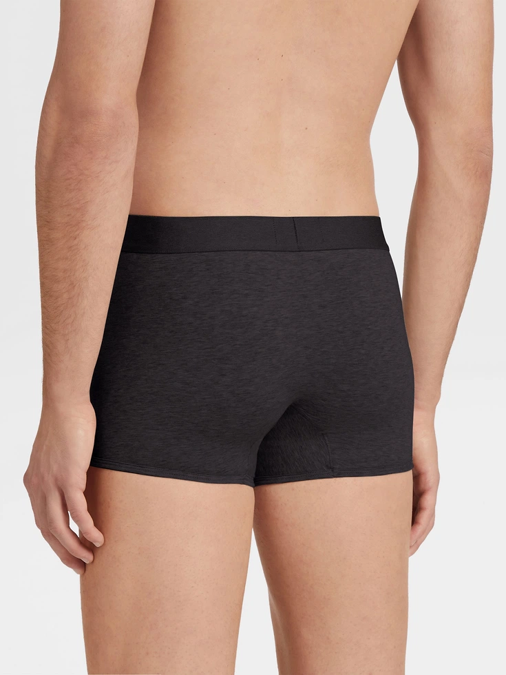 Boxer di cotone nero Boxer di cotone nero