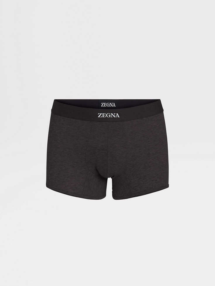 Boxer di cotone nero