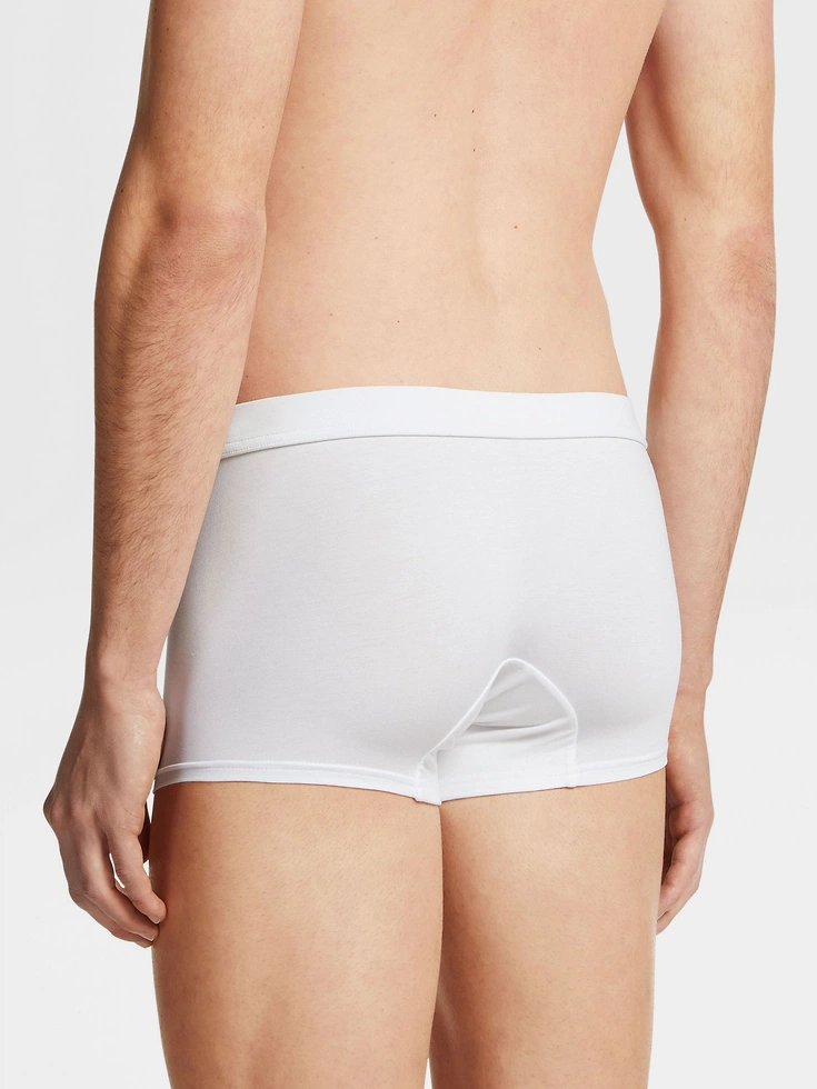 Boxer elasticizzati in modal bianco Boxer elasticizzati in modal bianco