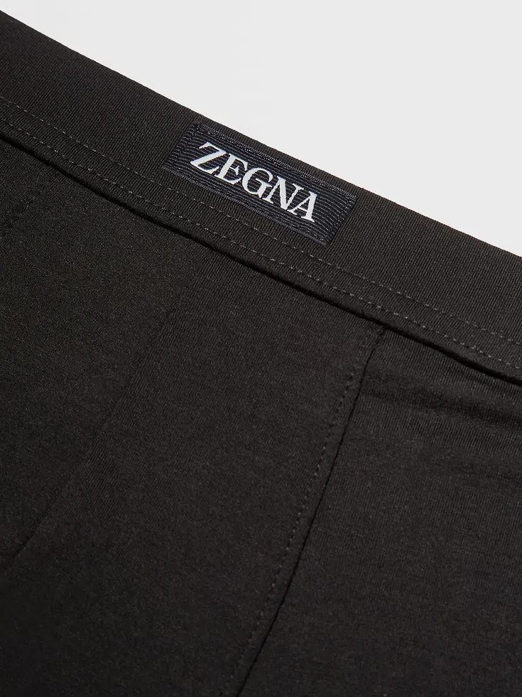 Boxer elasticizzati in modal nero