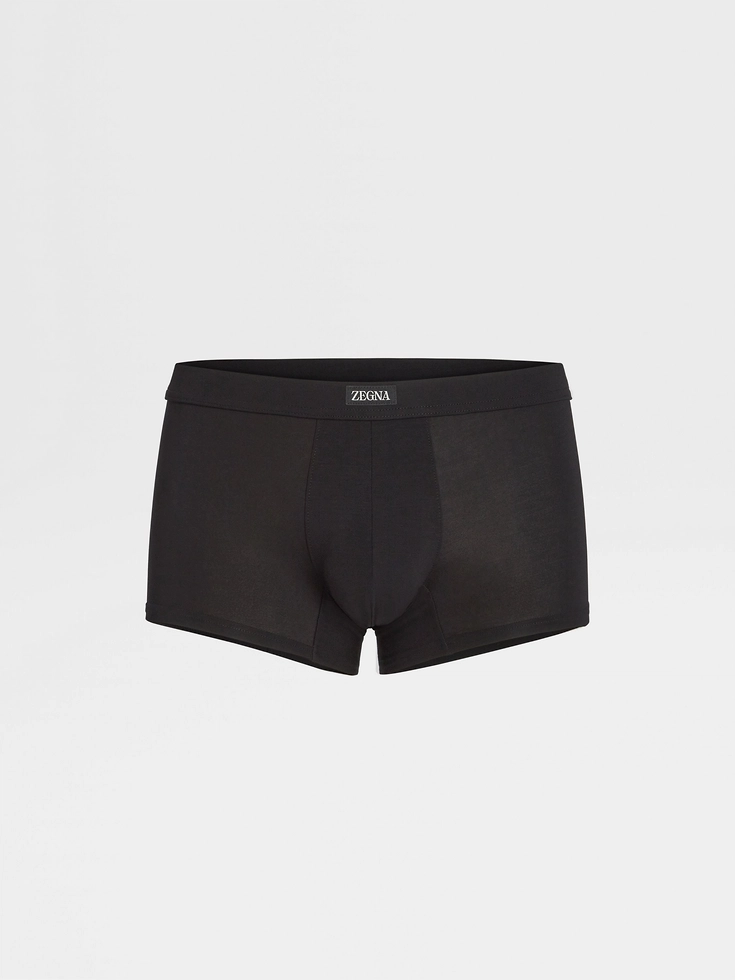 Boxer elasticizzati in modal nero