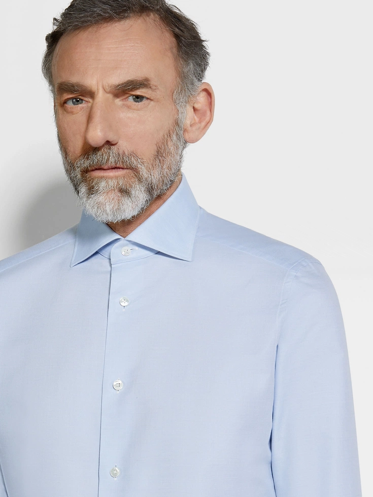 Camicia in cotone Trofeo™ azzurro Camicia in cotone Trofeo™ azzurro