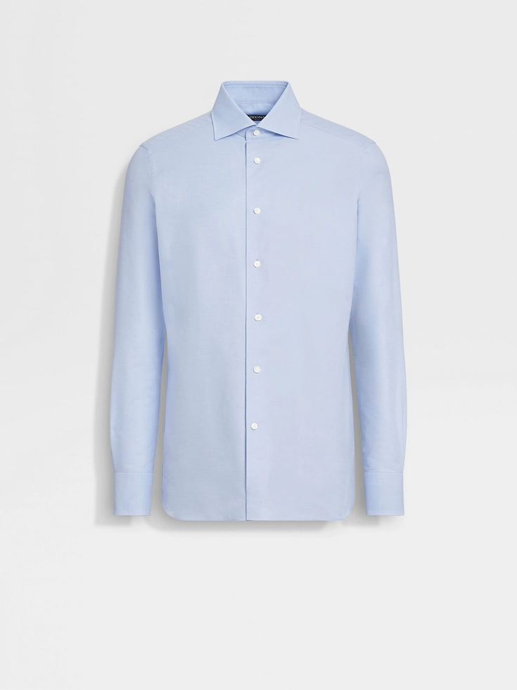 Camicia in cotone Trofeo™ azzurro
