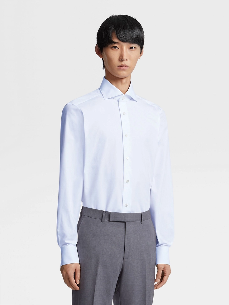 Camicia in cotone Trofeo™ bianca