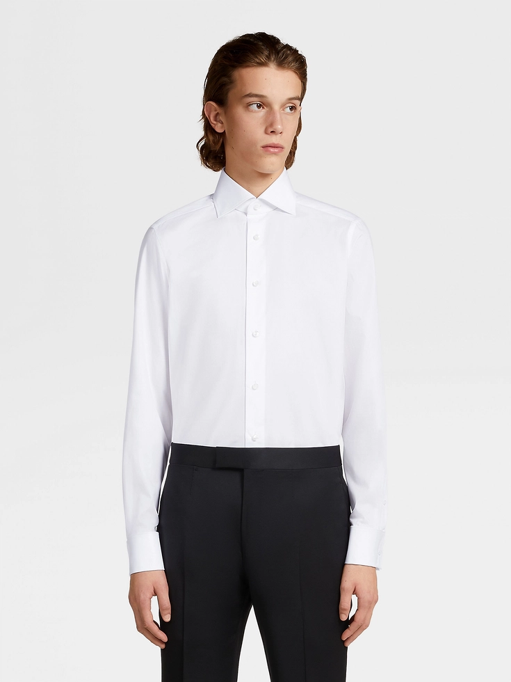 Camicia in cotone Trofeo™ bianca
