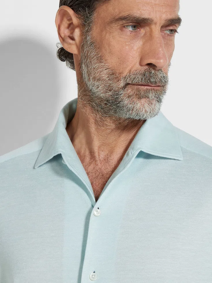 Camicia in misto seta e lino Camicia in misto seta e lino