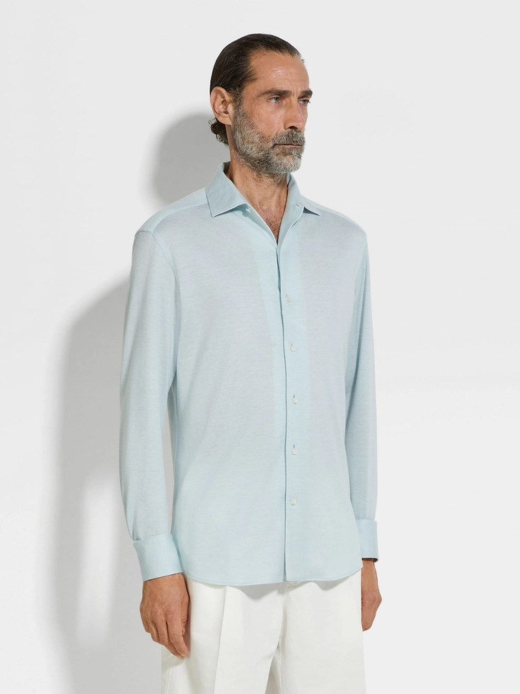 Camicia in misto seta e lino Camicia in misto seta e lino