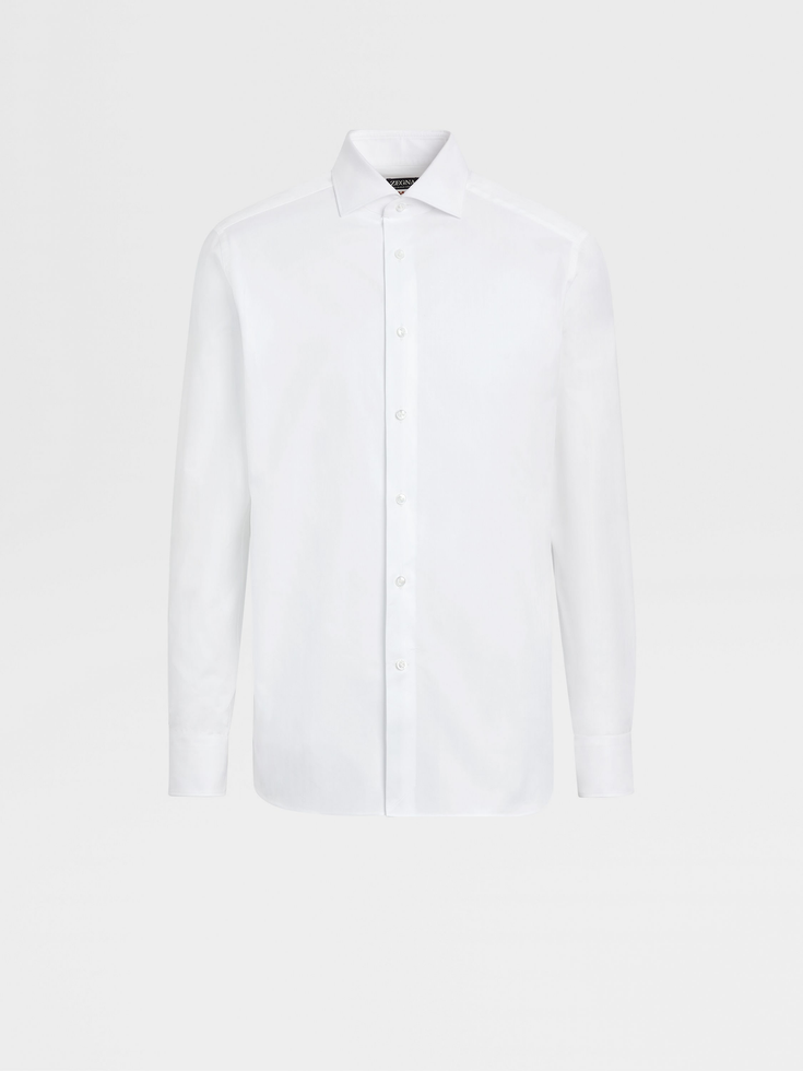 Camicia sartoriale a maniche lunghe in cotone White Sea Island