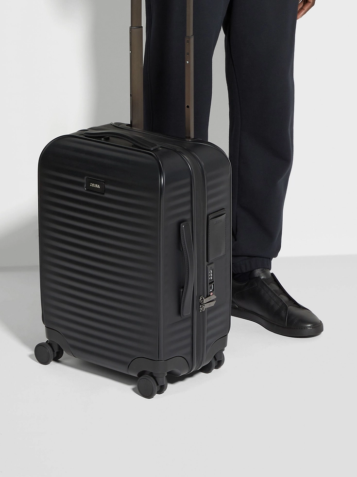 Carrello in policarbonato nero
