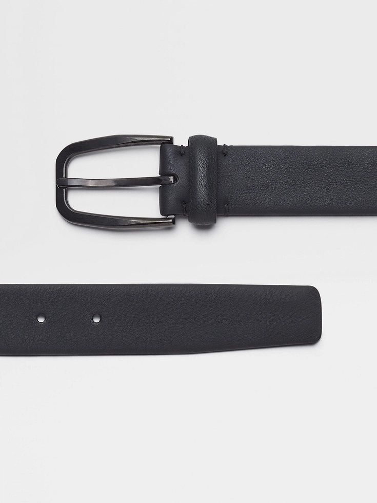 Cintura in pelle nera