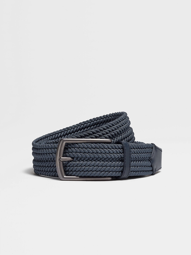 Cintura in rayon azzurro chiaro