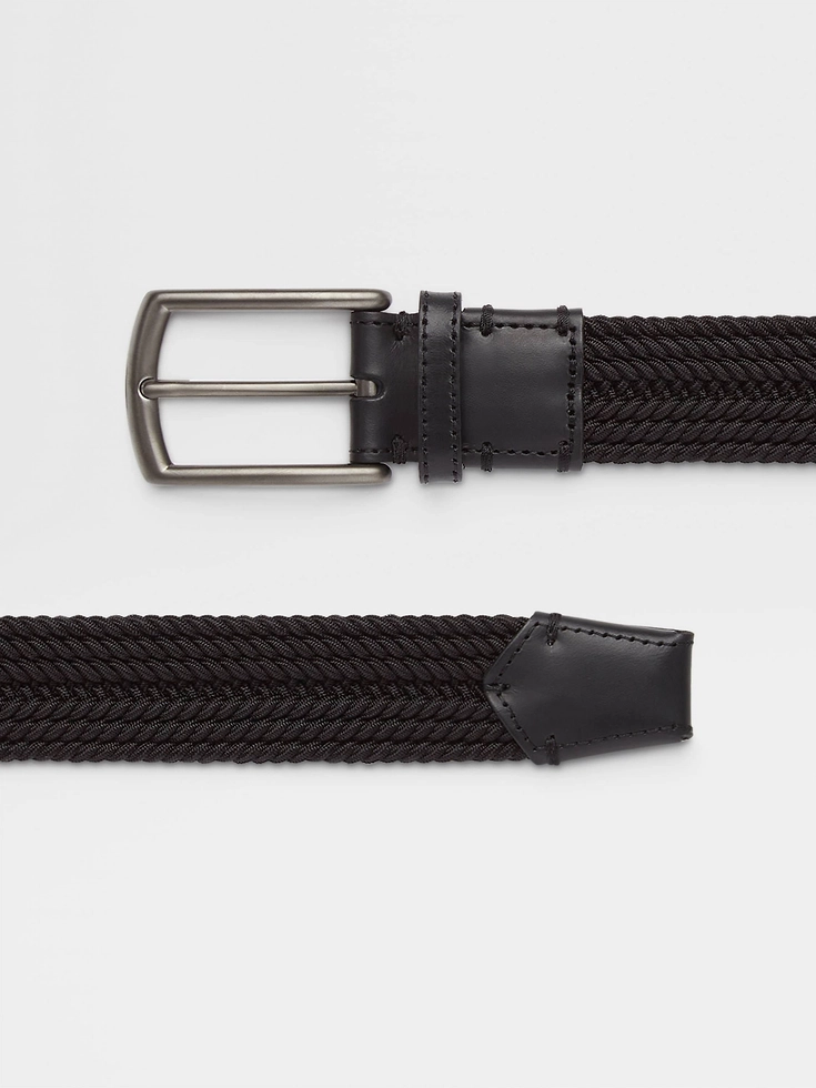 Cintura nera in rayon