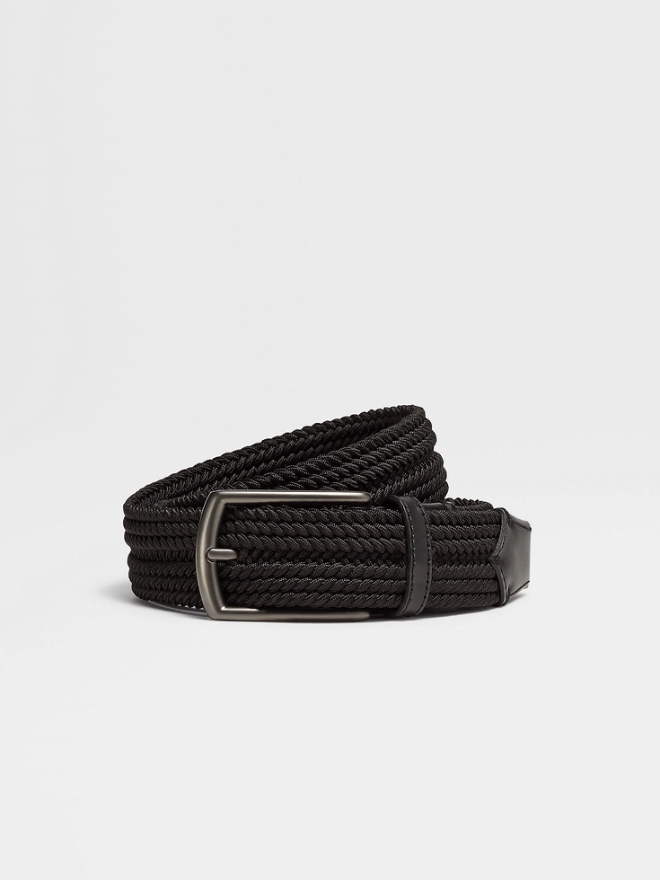 Cintura nera in rayon