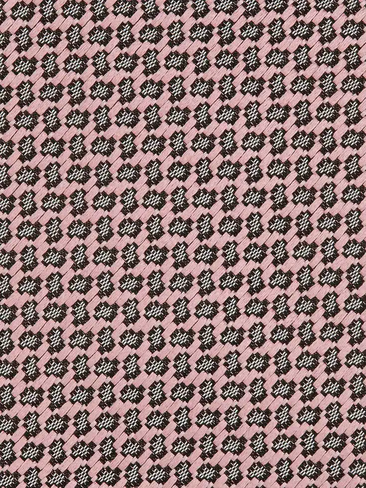 Cravatta di seta rosa