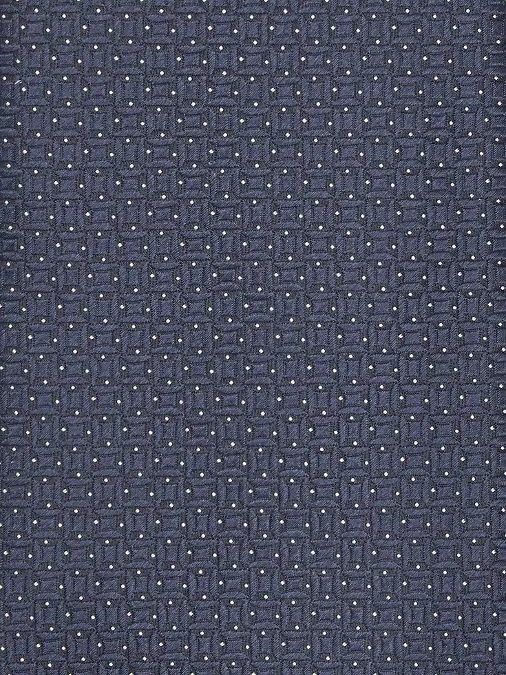 Cravatta in seta CENTO FILI blu scuro