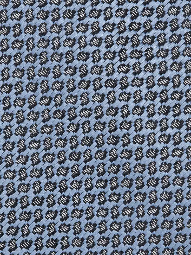 Cravatta in seta azzurra