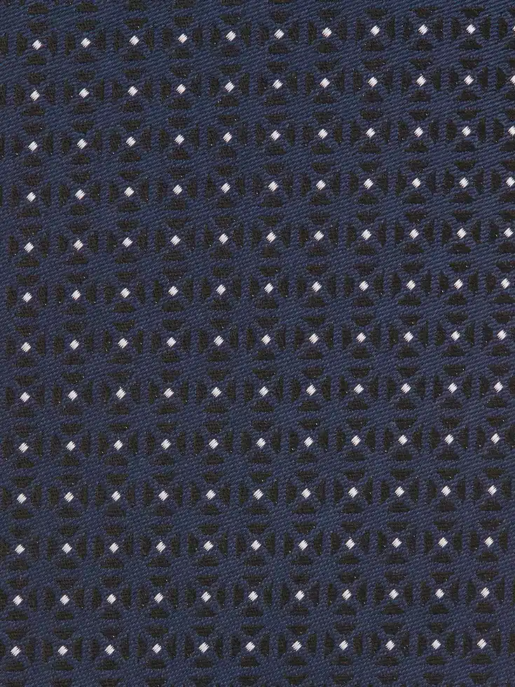 Cravatta in seta blu scuro