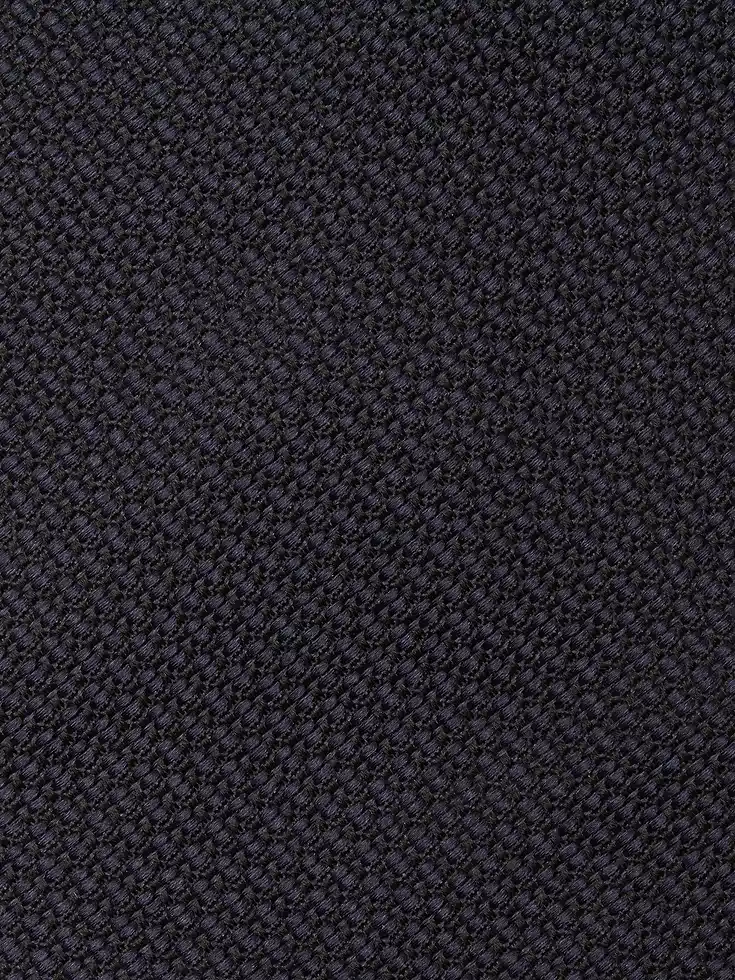 Cravatta in seta blu scuro