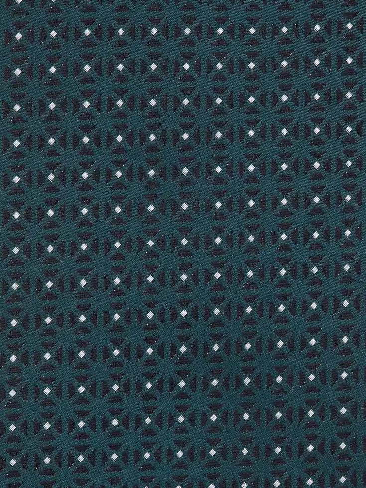 Cravatta in seta blu turchese