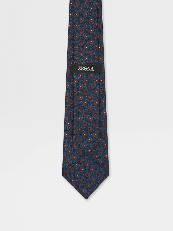 Cravatta in seta blu turchese Cravatta in seta blu turchese