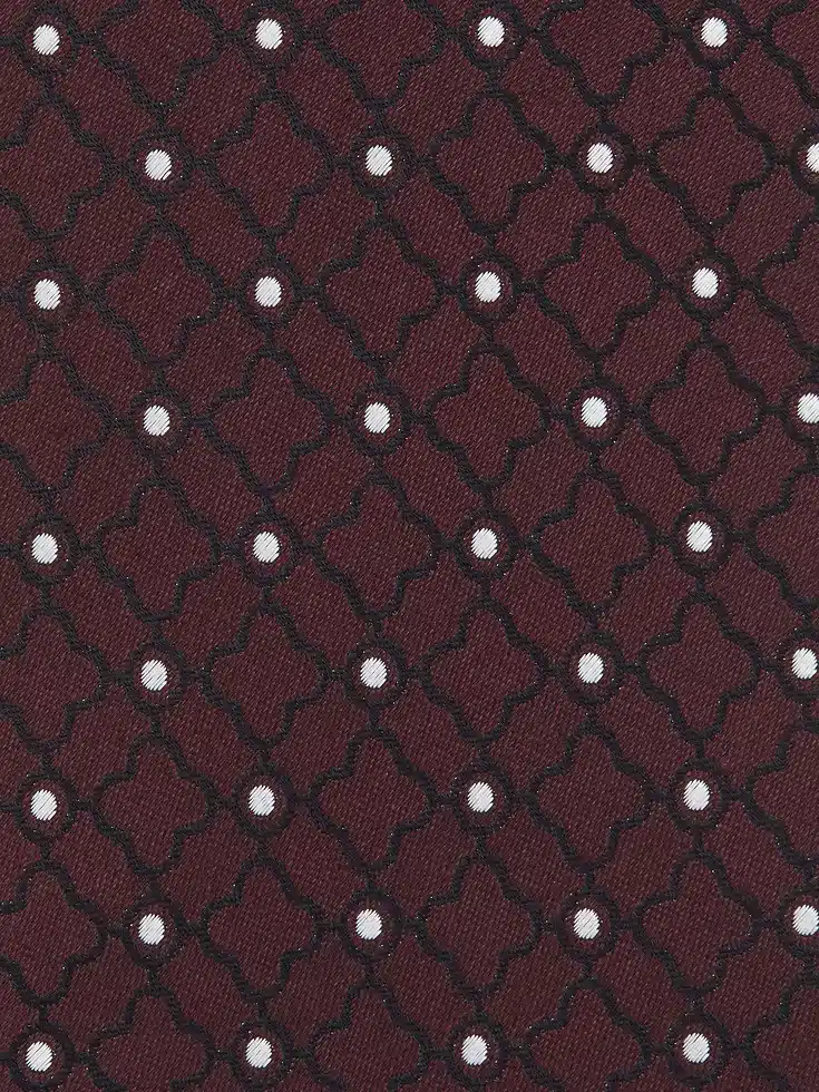 Cravatta in seta bordeaux