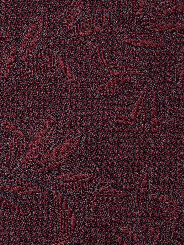 Cravatta in seta bordeaux