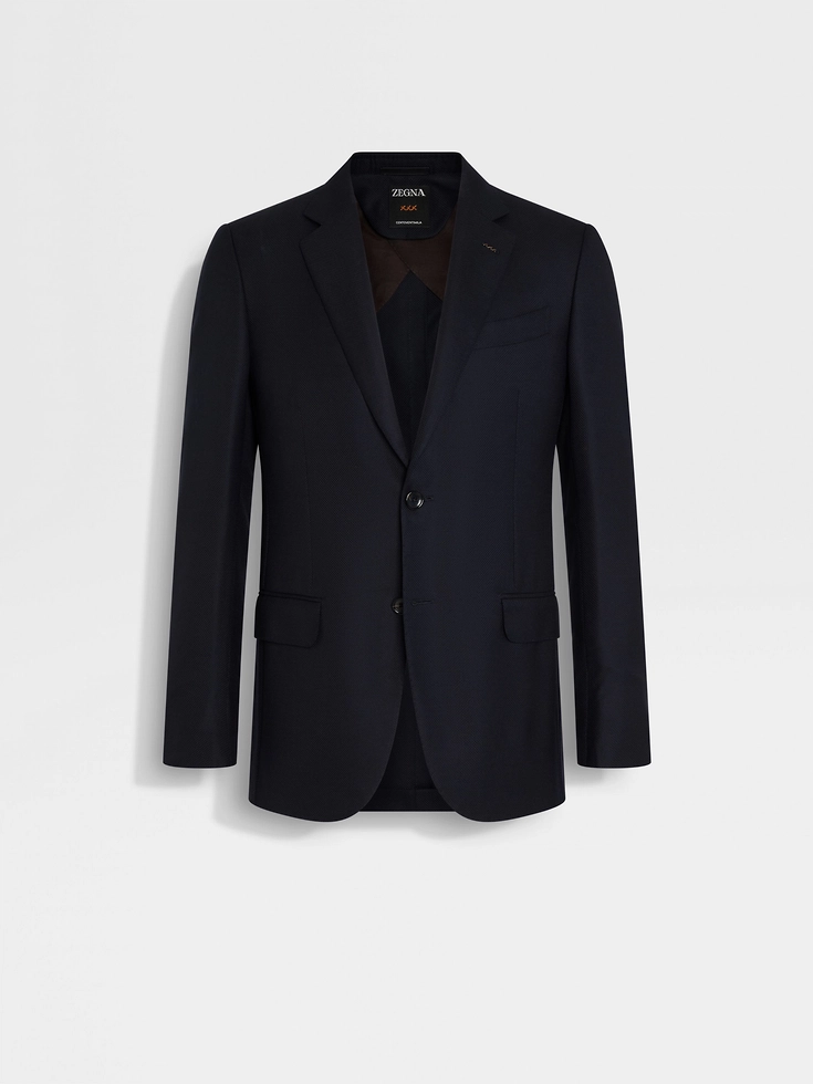 Giacca in Lana Centoventimila Blu Navy