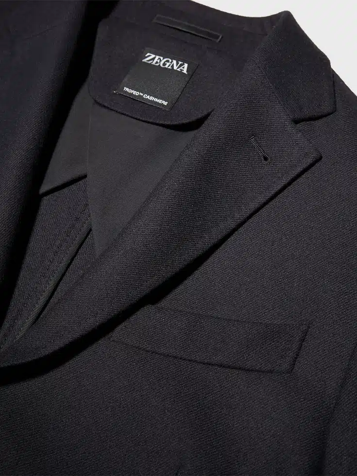 Giacca in cashmere Trofeo™ nera Giacca in cashmere Trofeo™ nera