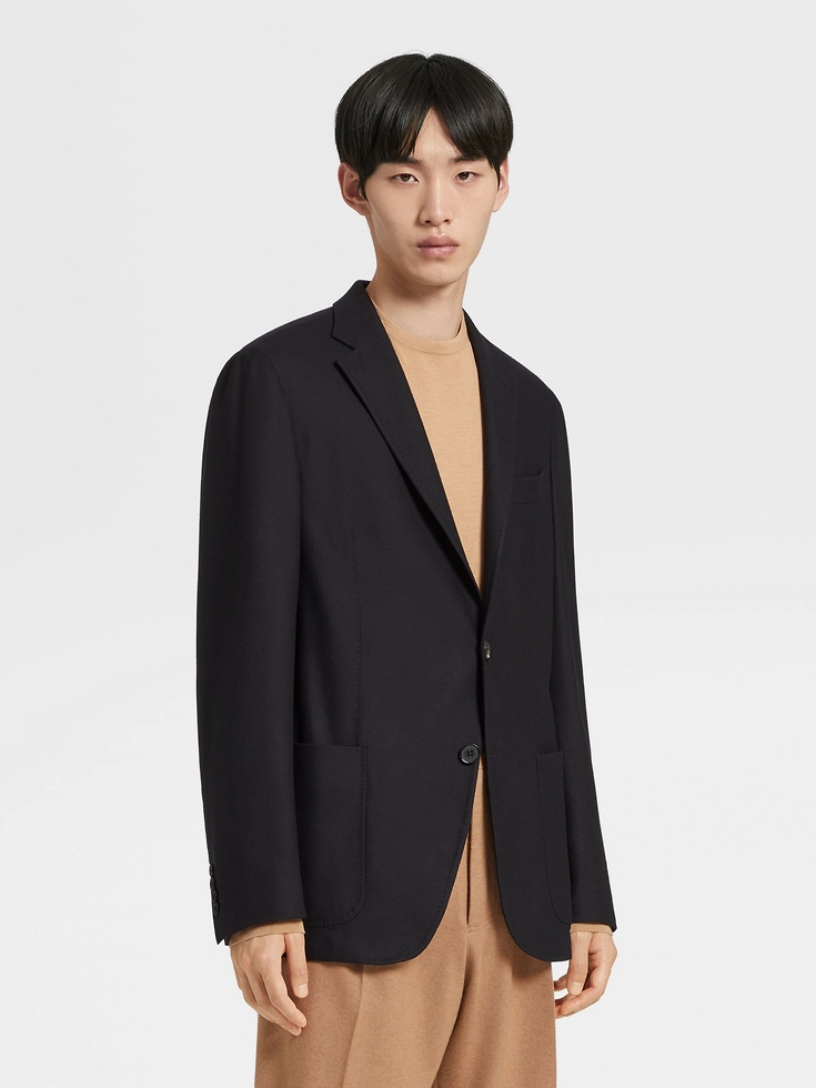 Giacca in cashmere Trofeo™ nera Giacca in cashmere Trofeo™ nera