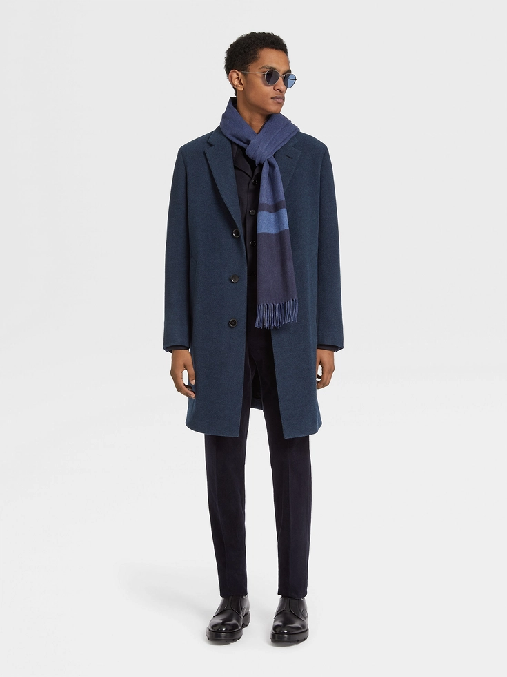 Girocollo in cashmere Oasi Blu Navy Mélange Girocollo in cashmere Oasi Blu Navy Mélange