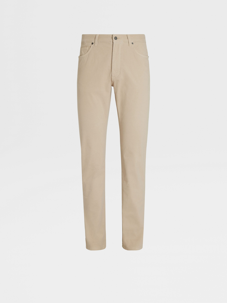 Jeans Roccia in cotone stretch Beige
