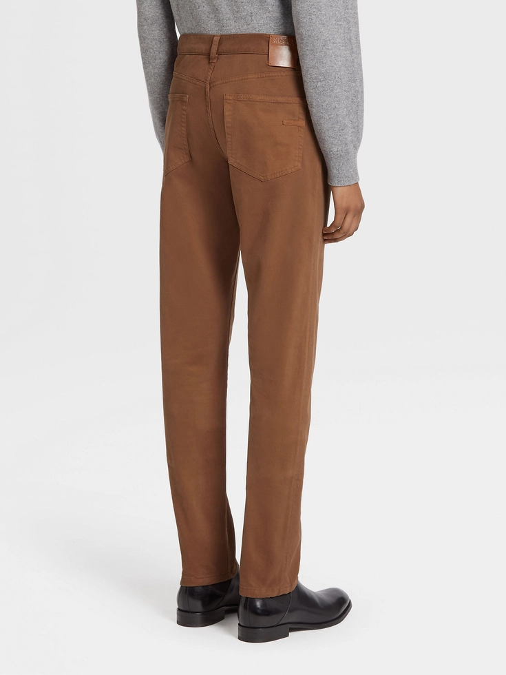 Jeans Roccia in cotone stretch Fogliame Jeans Roccia in cotone stretch Fogliame