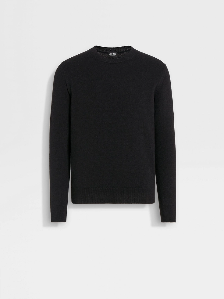 Maglia girocollo in cashmere Black Oasi