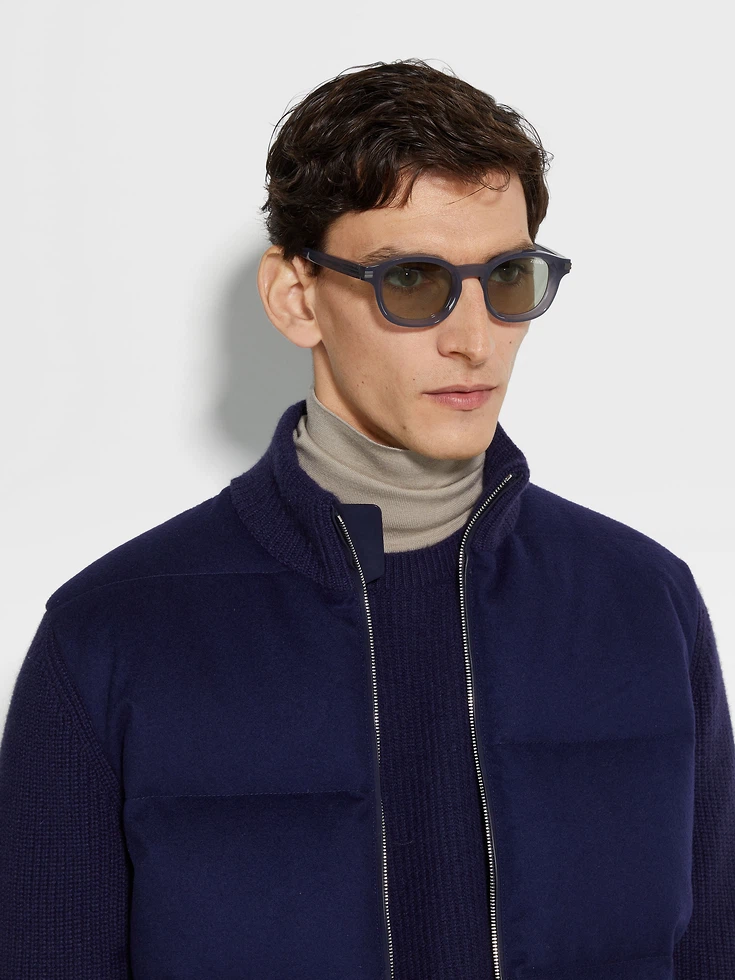 Occhiali da sole in acetato Blue Aurora I Occhiali da sole in acetato Blue Aurora I