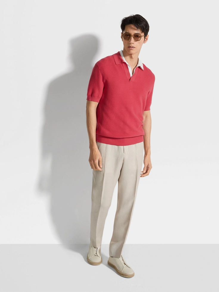 Pantaloni Oasi Lino Beige Chiaro Pantaloni Oasi Lino Beige Chiaro