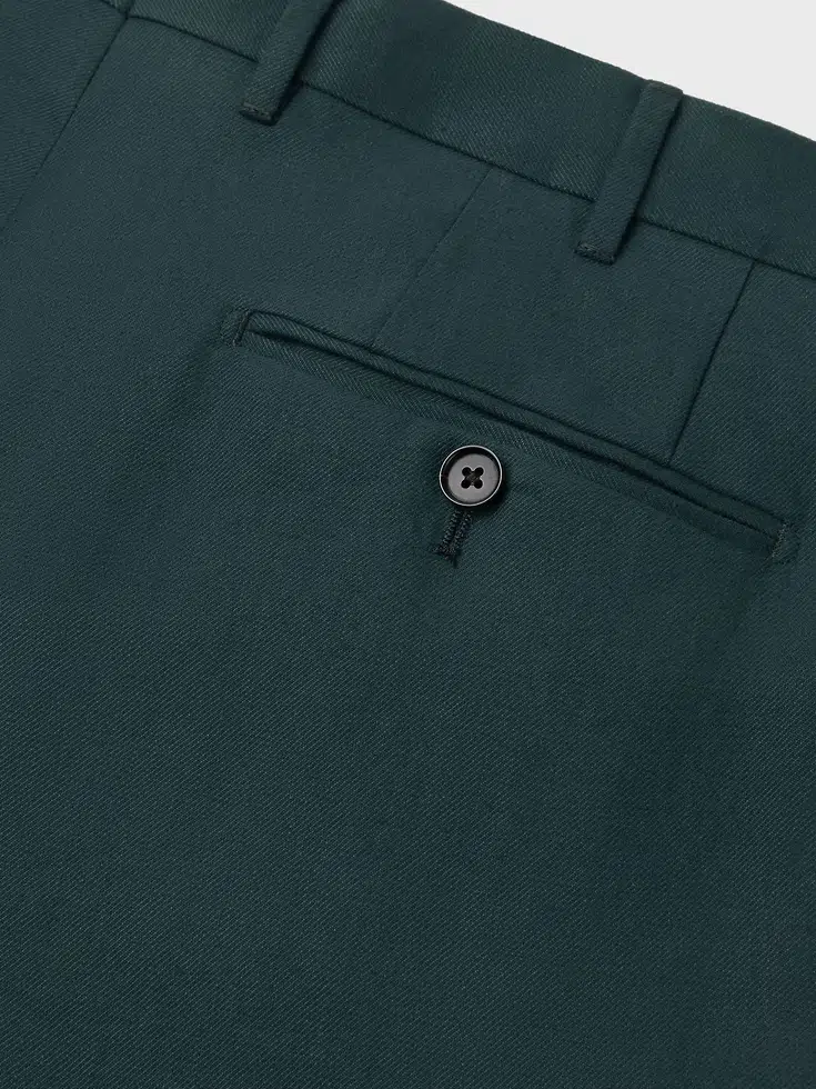 Pantaloni Oasi Lino Blue Flower blu petrolio Pantaloni Oasi Lino Blue Flower blu petrolio