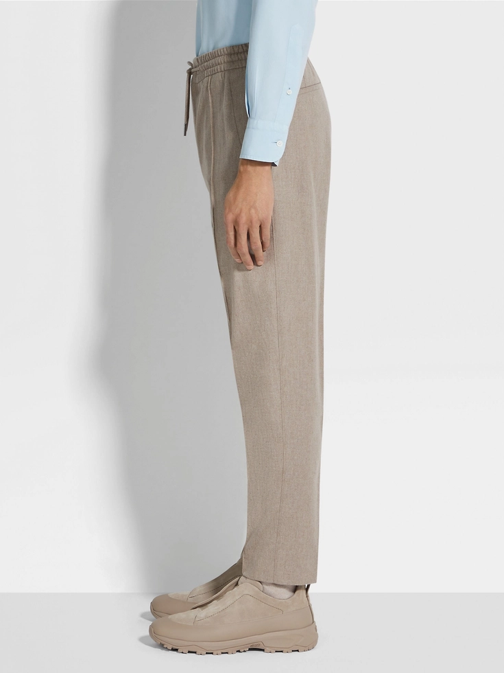 Pantaloni da jogging in lana 15milmil15 color tortora chiaro Pantaloni da jogging in lana 15milmil15 color tortora chiaro