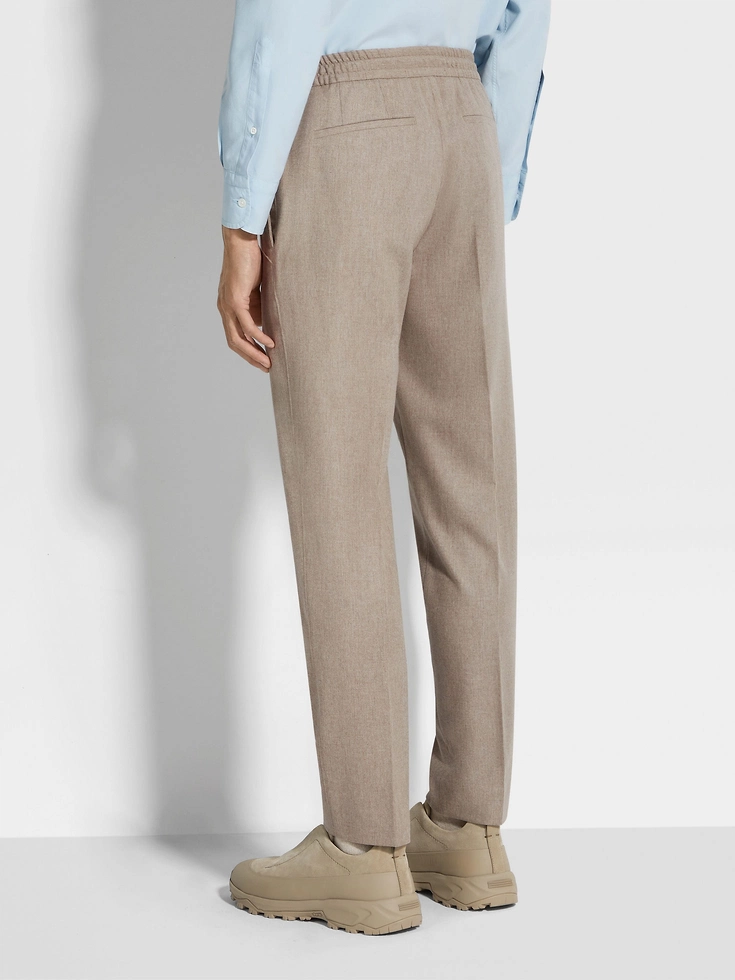 Pantaloni da jogging in lana 15milmil15 color tortora chiaro Pantaloni da jogging in lana 15milmil15 color tortora chiaro